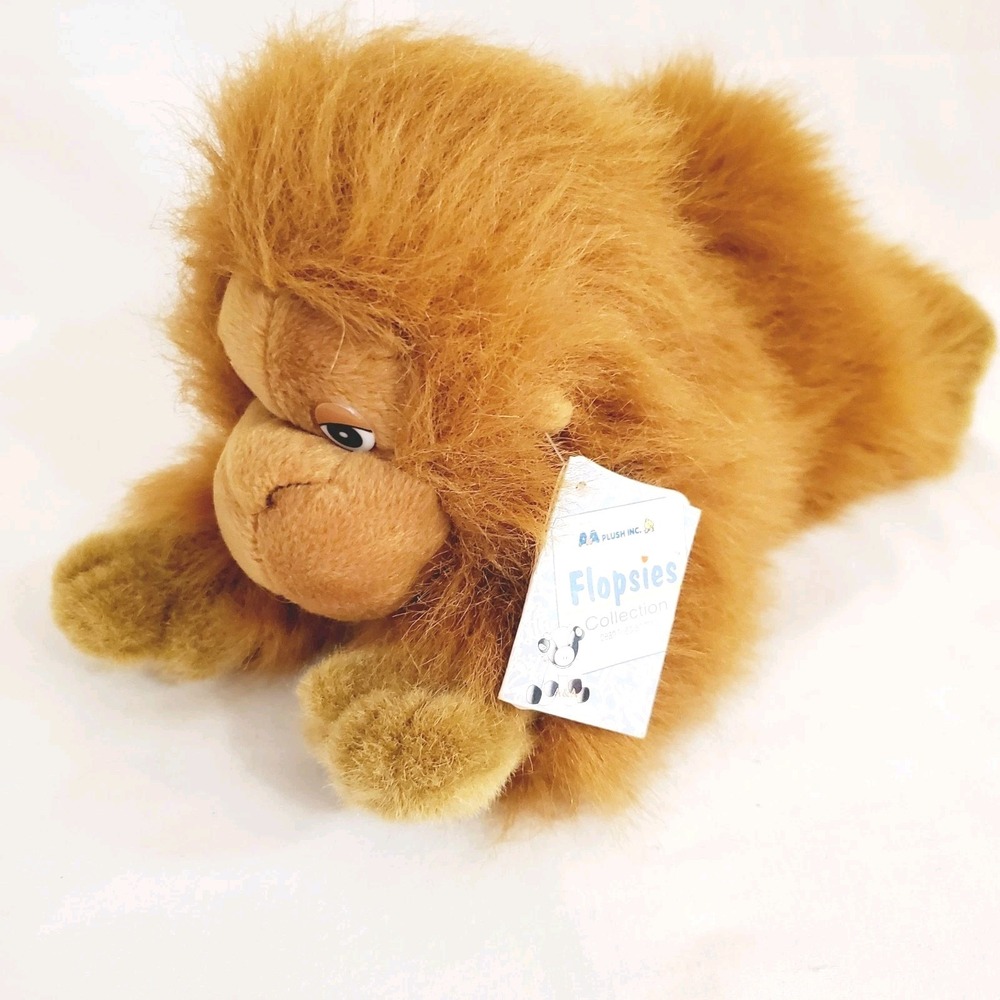 Ollie The Orangutan 12" w Tag Flopsie Collection Aurora Plush